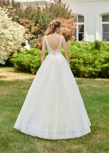 Suknia ślubna Ava tył z kolekcji DFM 2019 Relevence Bridal