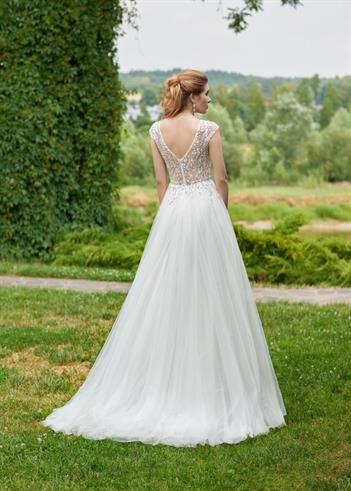 Suknia ślubna Bruna tył z kolekcji DFM 2019 Relevence Bridal