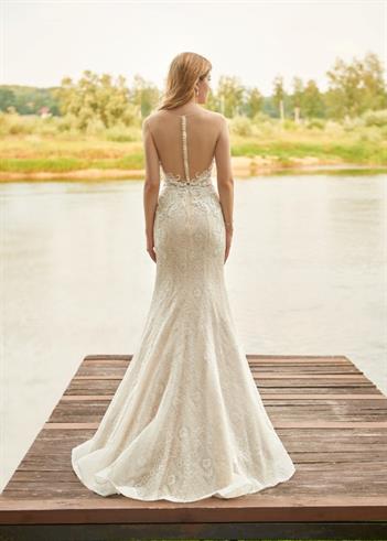 Suknia ślubna Isabelle tył z kolekcji DFM 2019 Relevence Bridal