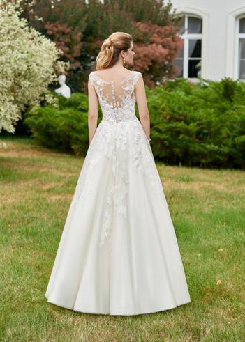 Suknia ślubna Priscilla tył z kolekcji DFM 2019 Relevence Bridal