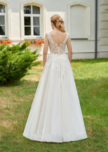 Suknia ślubna Silveria tył z kolekcji DFM 2019 Relevence Bridal